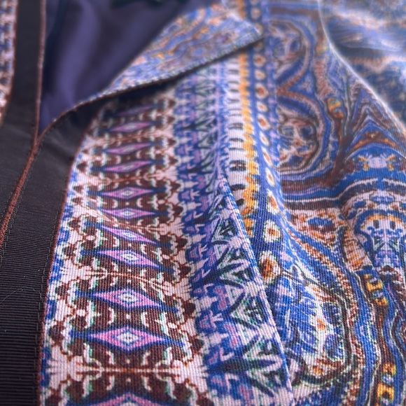 Nanette Lepore Kaleidoscope Sleeveless Dress Size 0 💙💜💛🤎 It has pockets! 👗 - Picture 16 of 17